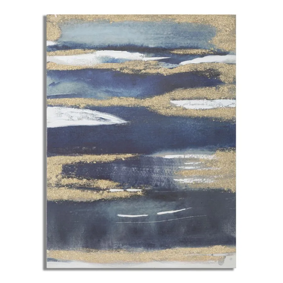 OBRAZ NA PŁÓTNIE DARK BLUE 60X2,7X80 cm